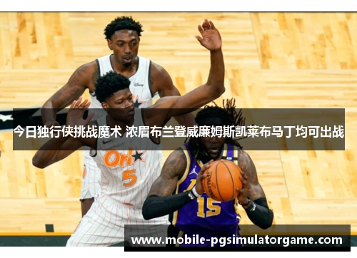 今日独行侠挑战魔术 浓眉布兰登威廉姆斯凯莱布马丁均可出战