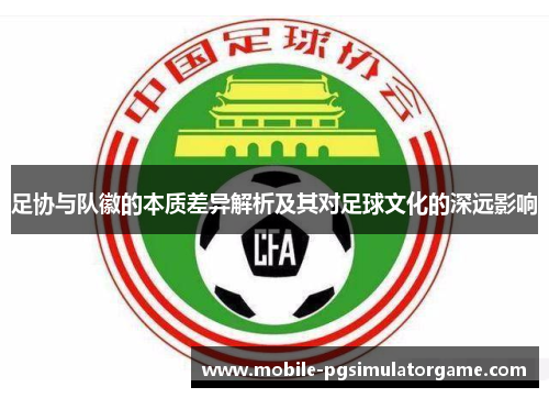 足协与队徽的本质差异解析及其对足球文化的深远影响