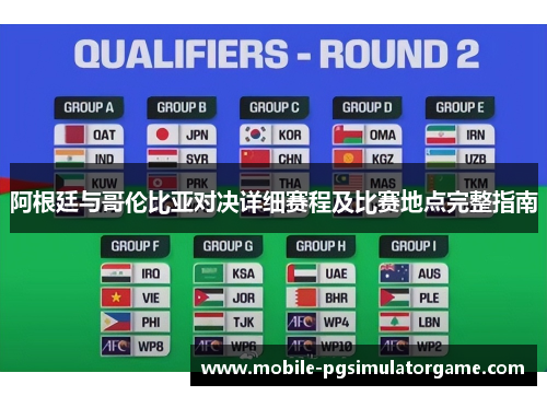 阿根廷与哥伦比亚对决详细赛程及比赛地点完整指南 阿根廷与哥伦比亚对决详细赛程及比赛地点完整指南