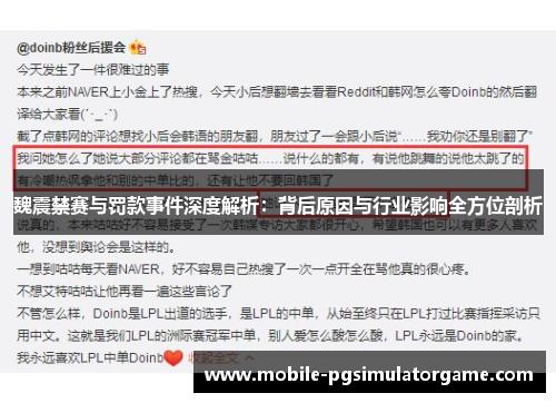 魏震禁赛与罚款事件深度解析：背后原因与行业影响全方位剖析